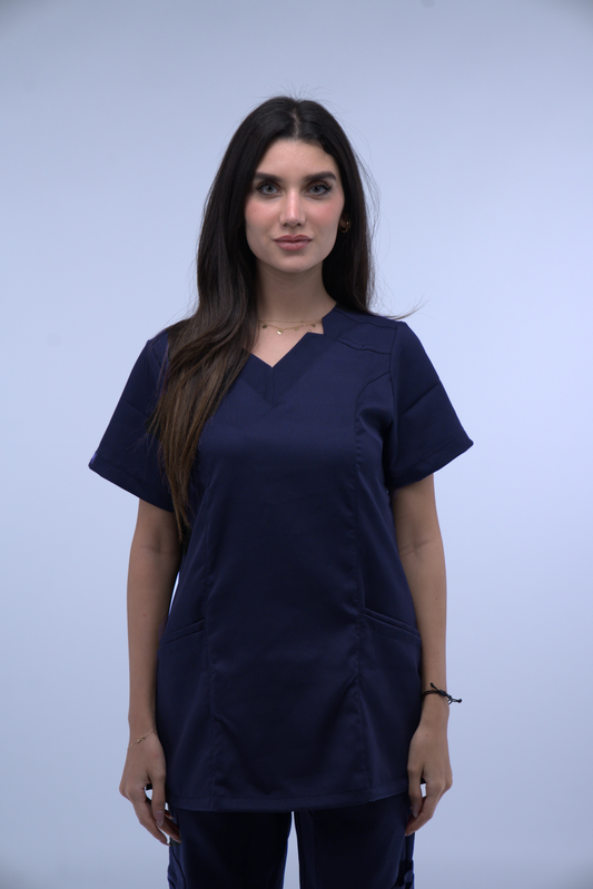 Female Navy Blue Scrub