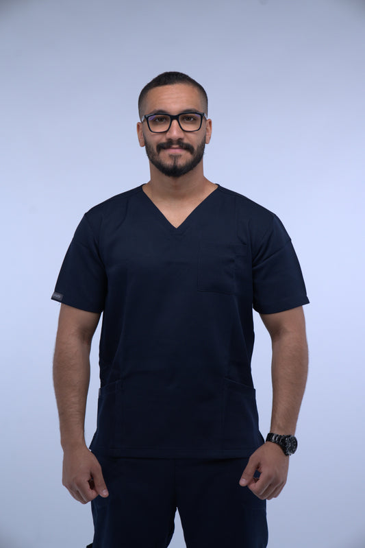 Male Navy Blue Scrub