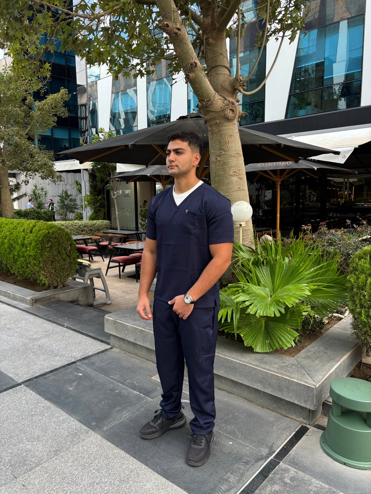 Male Navy Blue Scrub