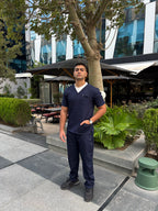 Male Navy Blue Scrub