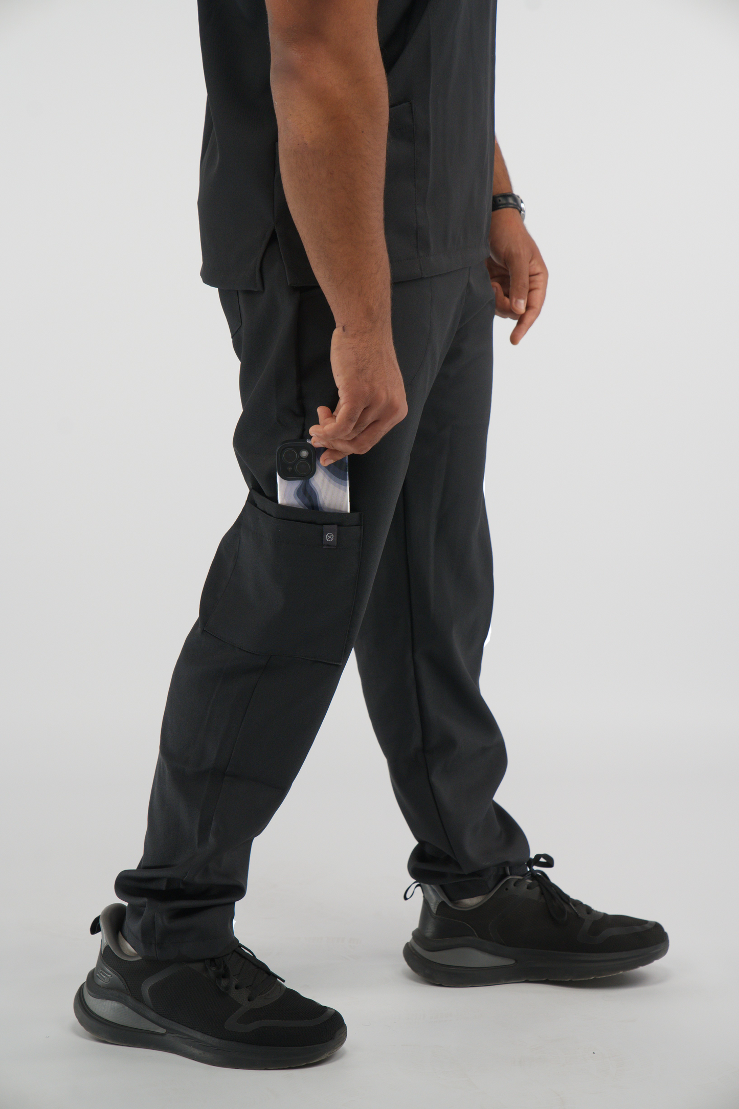 Male Dark Grey Scrub