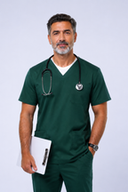Male Dark Green Scrub