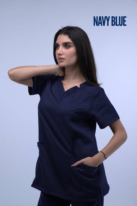Female Navy Blue Scrub