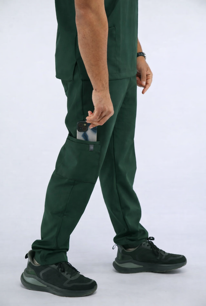 Male Dark Green Scrub